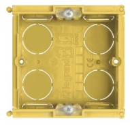 Коробка установочная на 2 модуля, для бетонных стен 70 мм. х 70 мм. Bticino. 502E